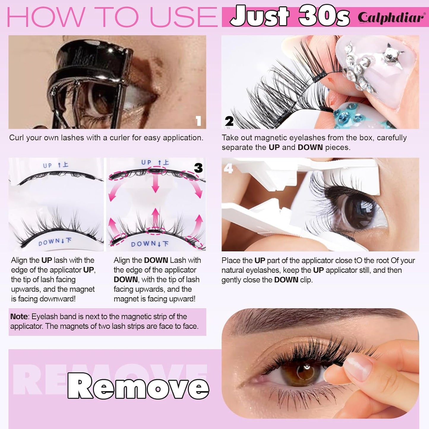 Last Day 49% OFF - Reusable Premium Self-Adhesive Eyelashes | Easy, Quick, Safe!