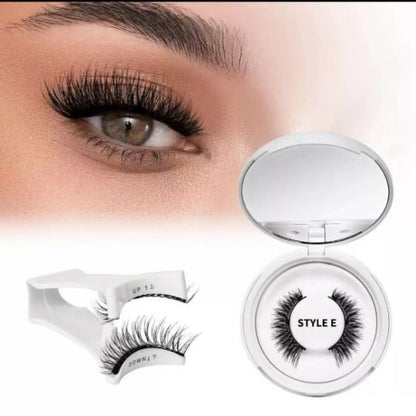 Last Day 49% OFF - Reusable Premium Self-Adhesive Eyelashes | Easy, Quick, Safe!