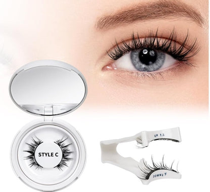 Last Day 49% OFF - Reusable Premium Self-Adhesive Eyelashes | Easy, Quick, Safe!